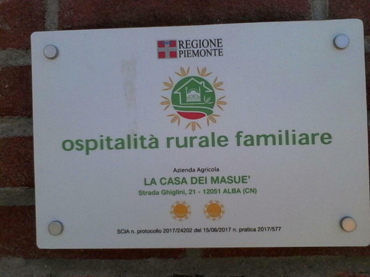 Gasthaus La Casa Dei Masue' Alba  Exterior foto